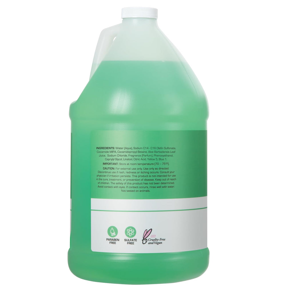 Ginger Lily Farms gallon refill packaging highlights eco-friendly, cost-saving option