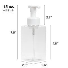Close-up of Ginger Lily Farms foaming soap dispenser pump showing smooth operation.