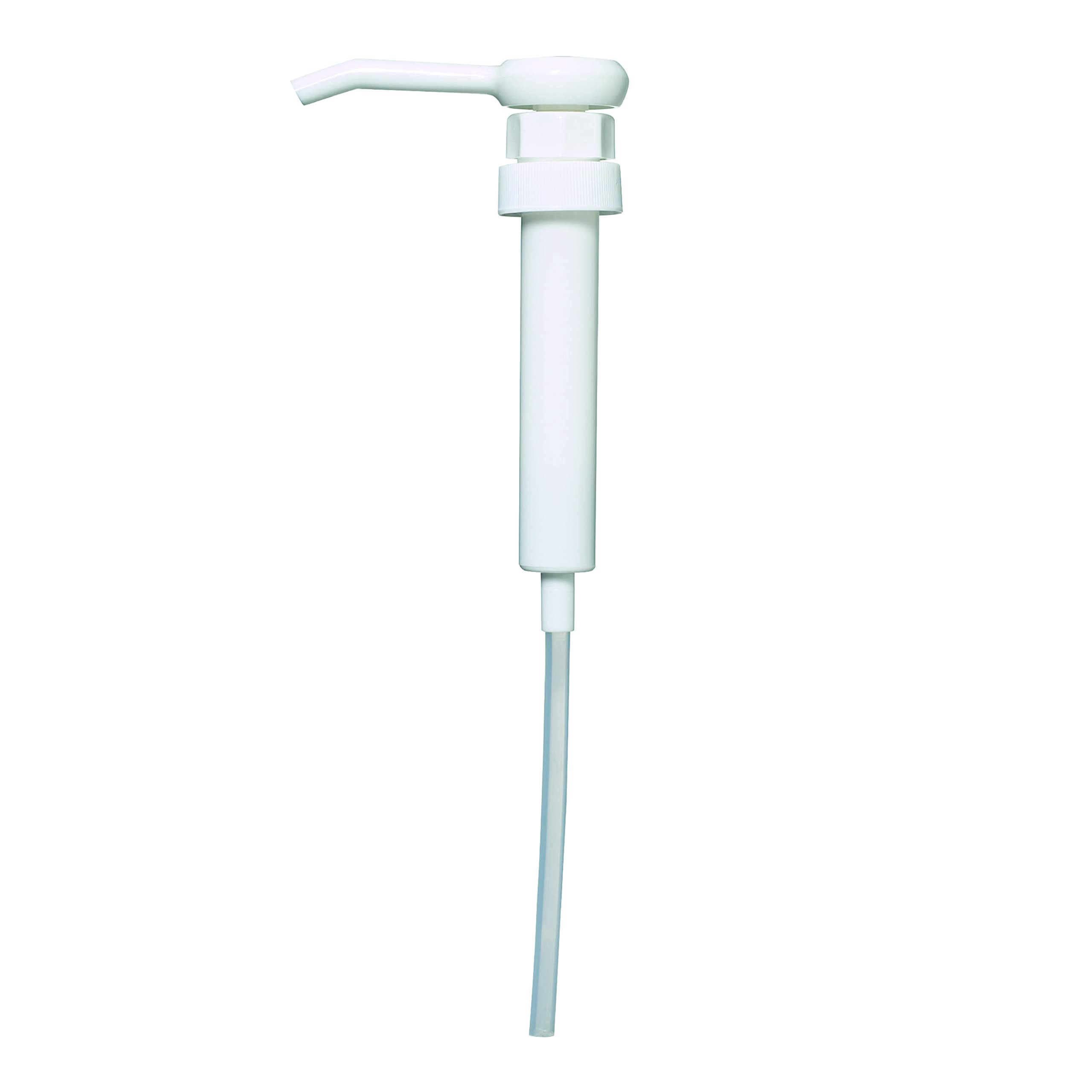 Ginger Lily Farms gallon pump dispensing one ounce with precision for consistent pours.
