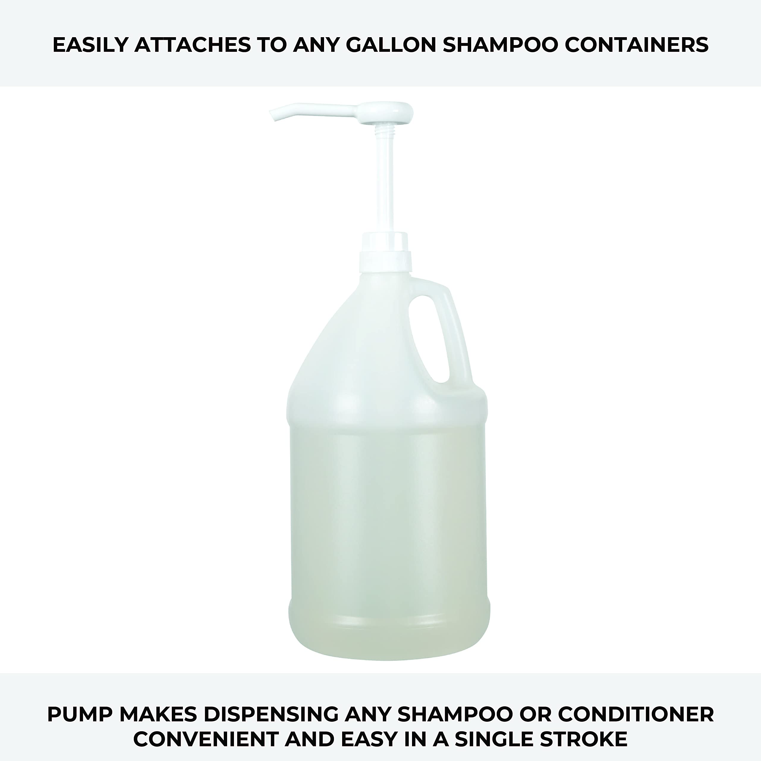 Ginger Lily Farms bottle pump helps keep dispensing neat and controlled.