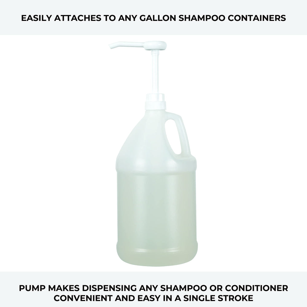 Ginger Lily Farms bottle pump helps keep dispensing neat and controlled.