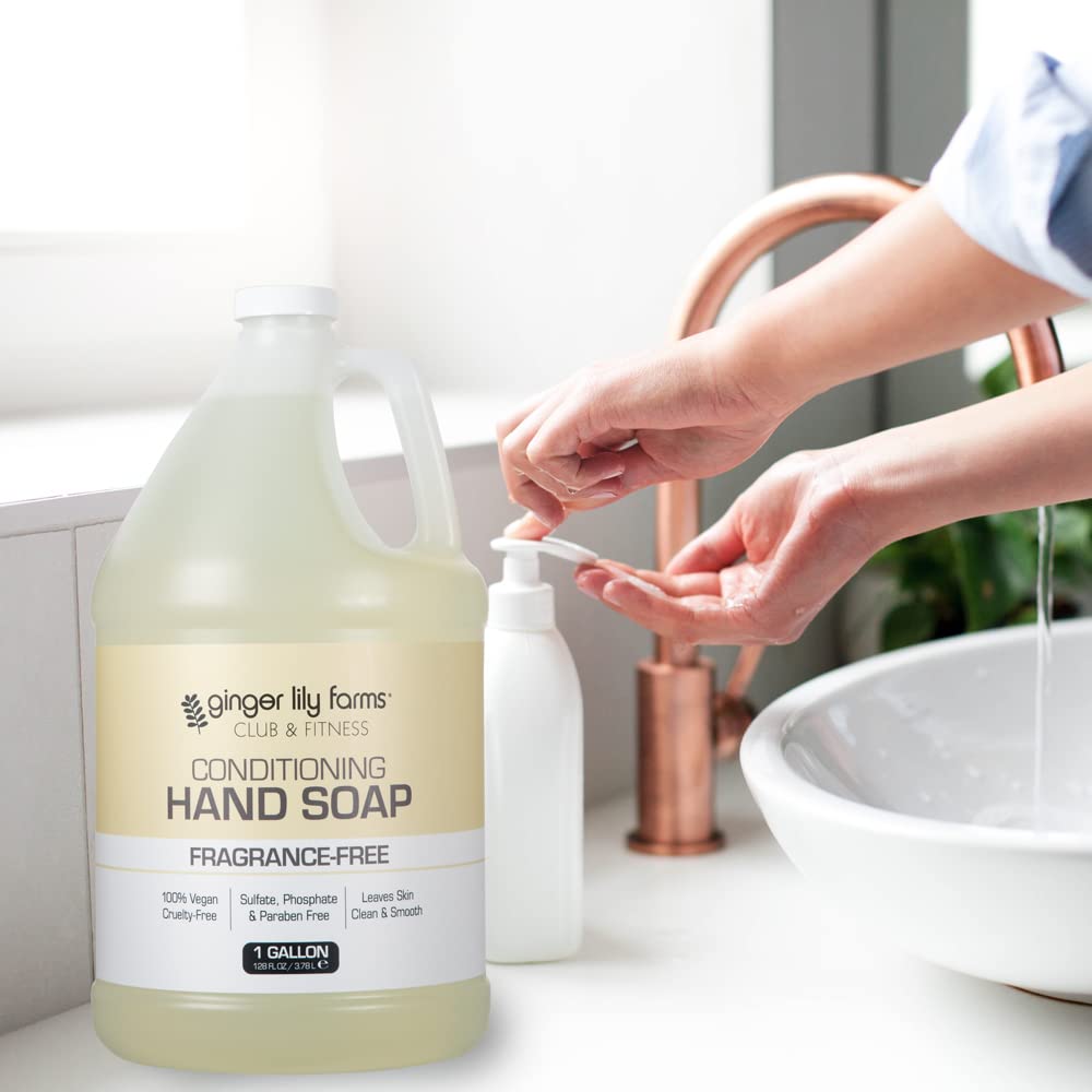 Ginger Lily Farms hotel and spa refill station for high-traffic areas.