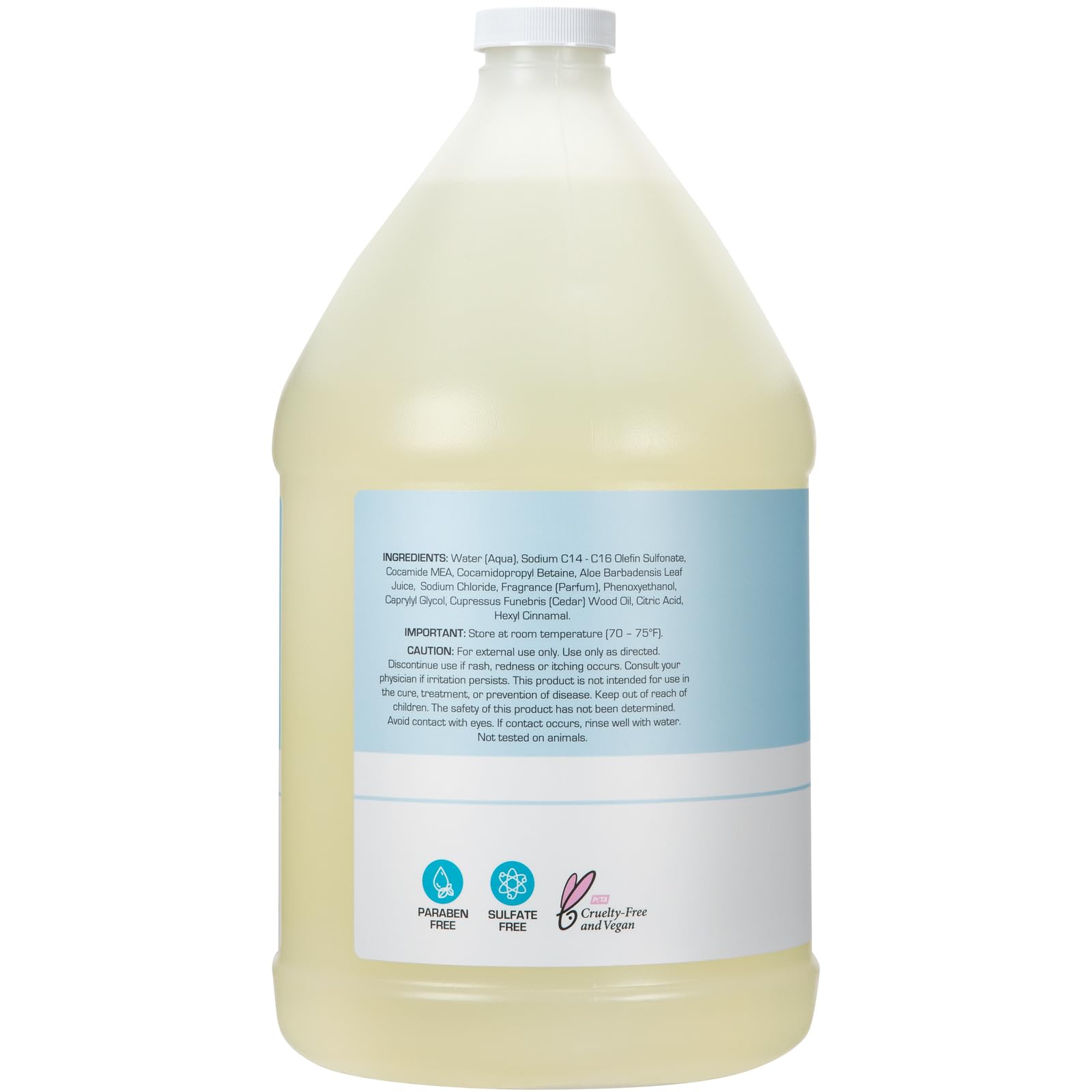 Jabón Ginger Lily Farms, espuma cremosa para lavado cómodo.
