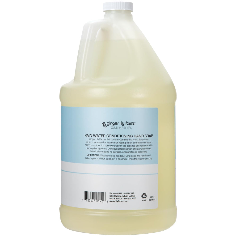 Etiqueta del jabón de manos Ginger Lily Farms inspira confianza.