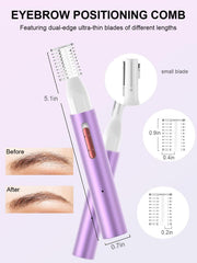 Ginity dual-edge blades with 360° rotation provide efficient trimming.