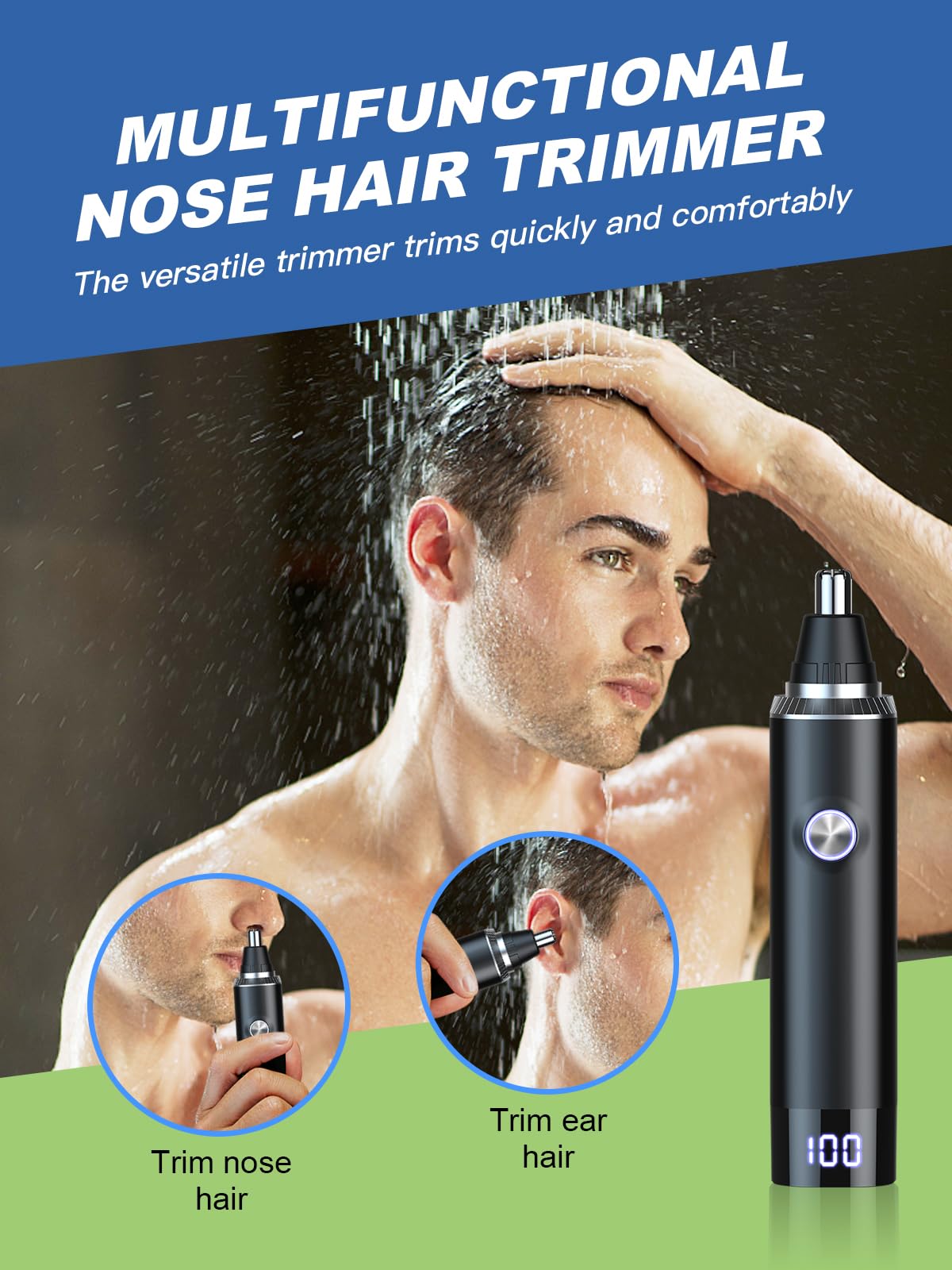 Ginity dust cover protects blades between uses.