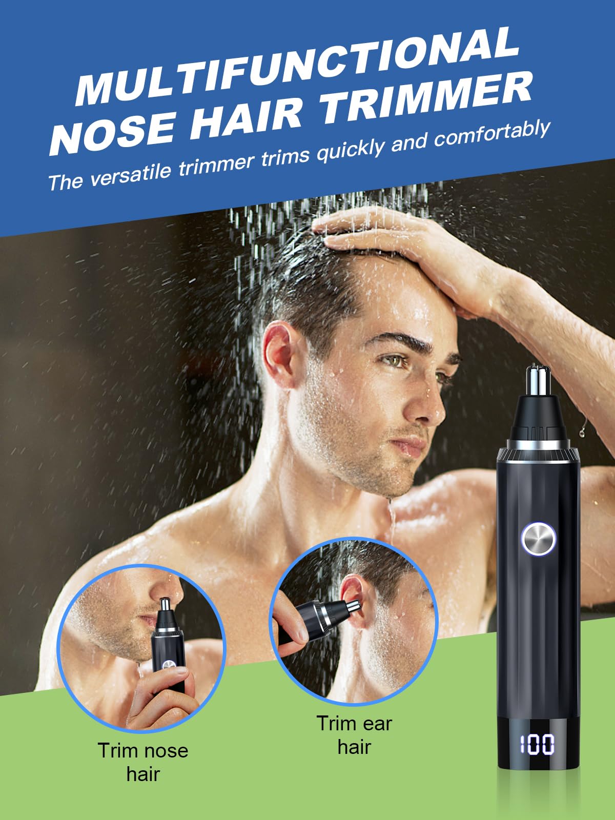 Ginity includes dust cover for hygienic protection of the blades.