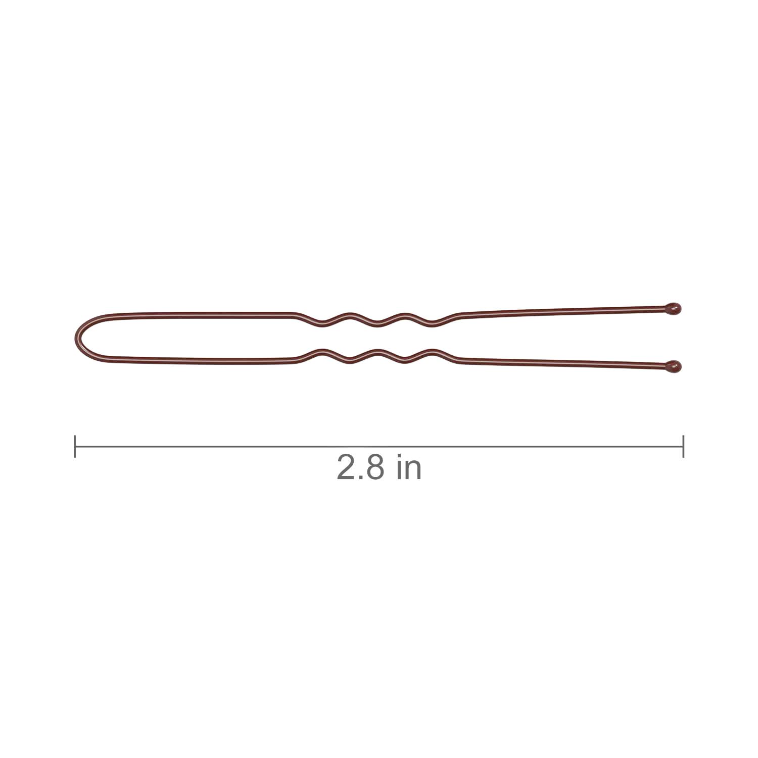 Giofumi long hair bobby pin secures a neat bun for daily wear