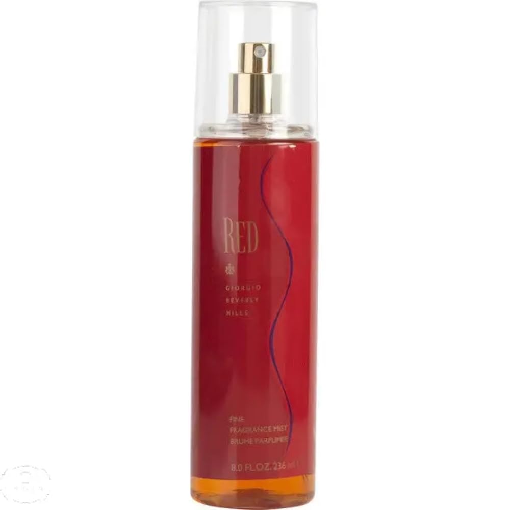 Giorgio Beverly Hills Red body mist bottle for daily fragrance enhancement.