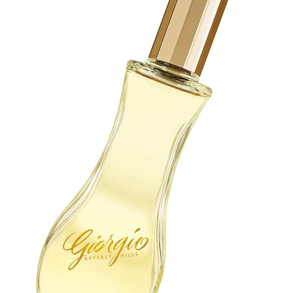Giorgio Beverly Hills Women EDT lifestyle shot suggesting daytime sophistication.
