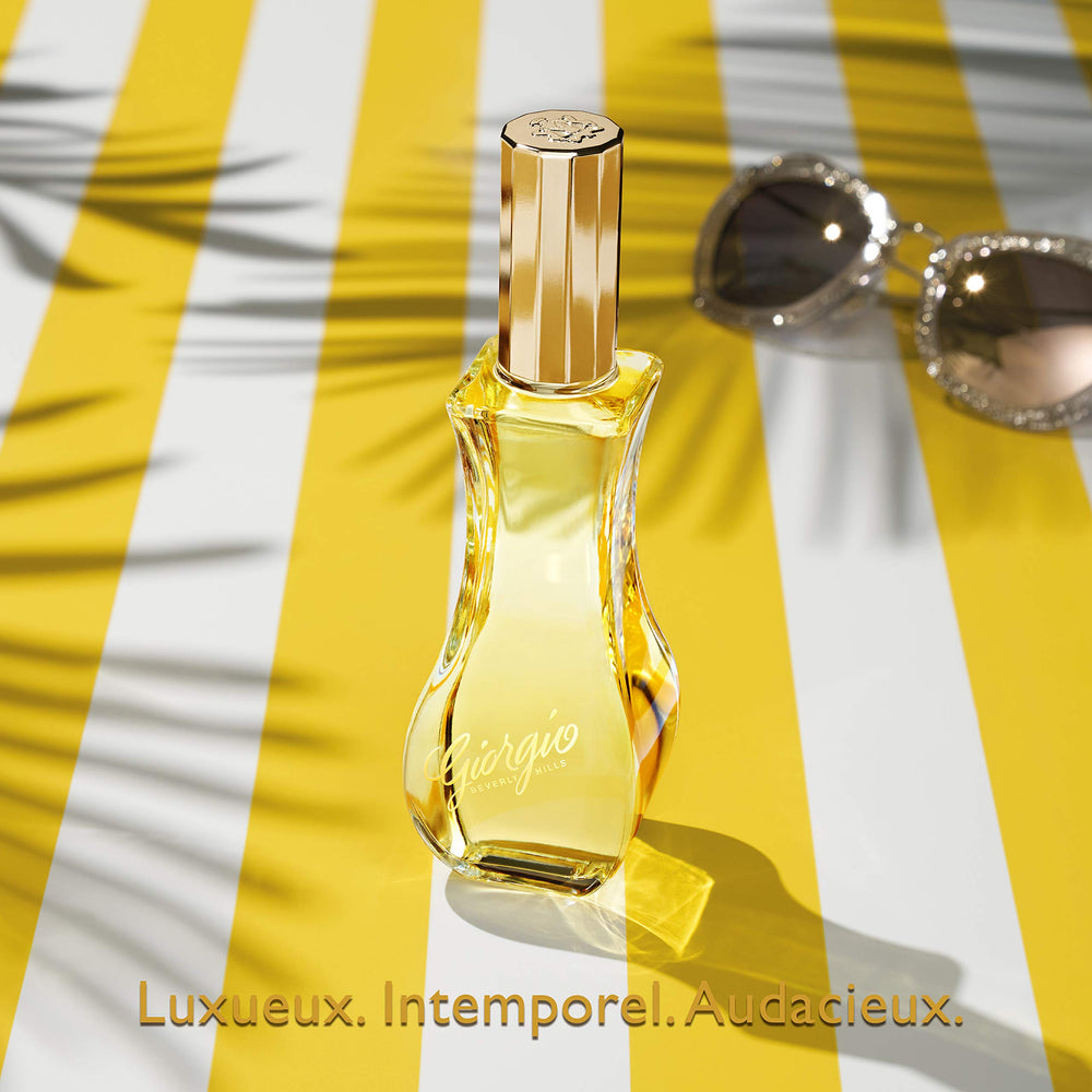 Giorgio Beverly Hills Women EDT spray dispense close-up for easy application.