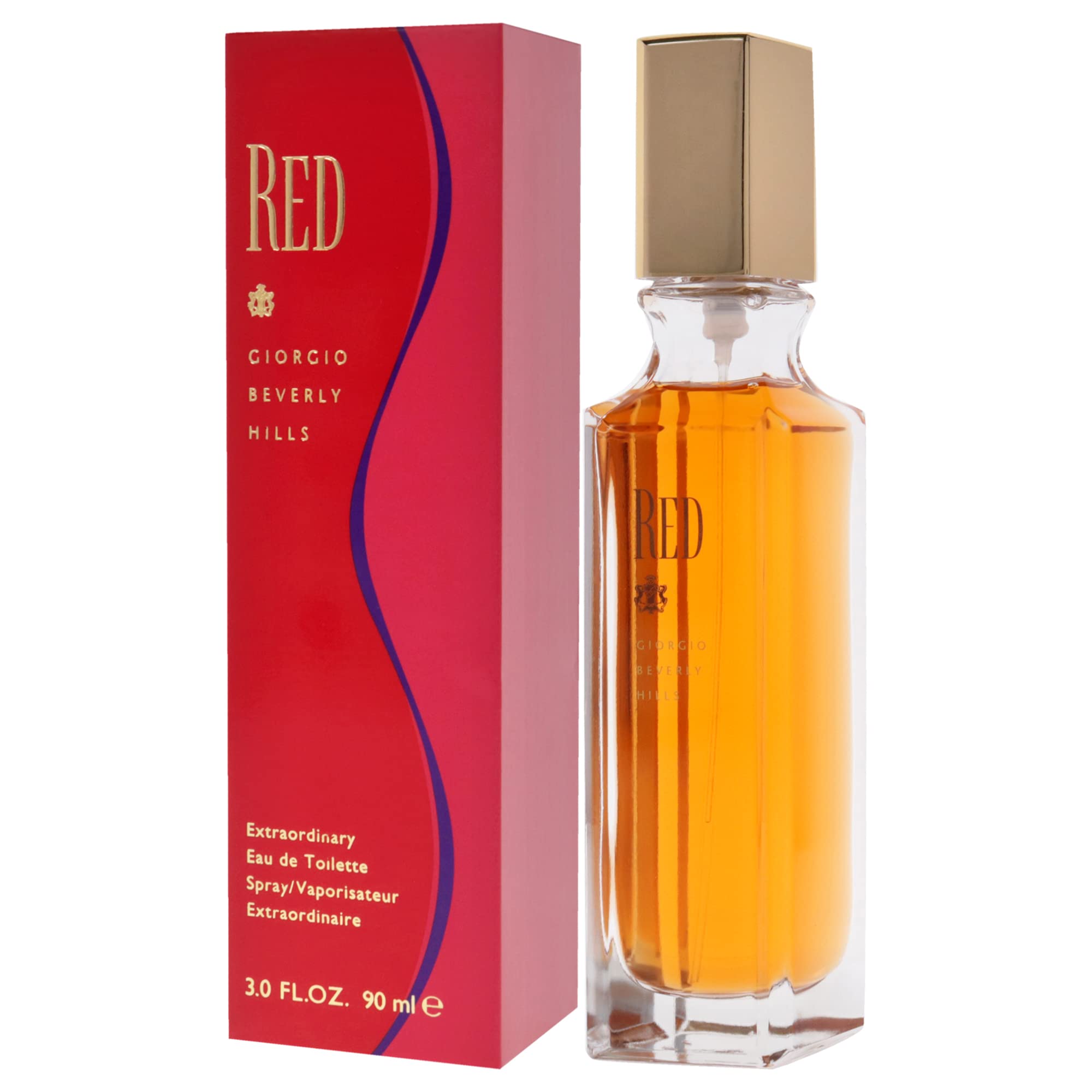 Giorgio Beverly Hills Women EDT packaging box makes a refined gift.