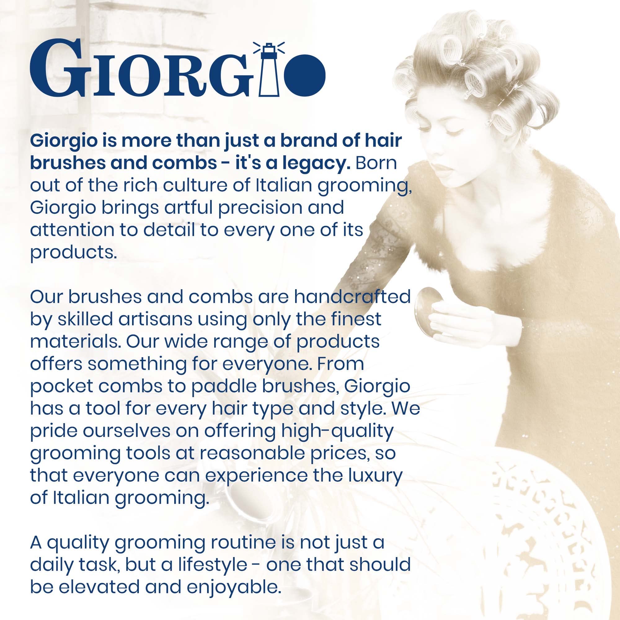 Giorgio G51 shower-friendly detangler used during washing.