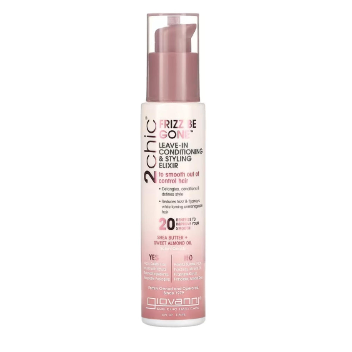 GIOVANNI 2chic Elixir: aplicación suave para peinar y definir el cabello.