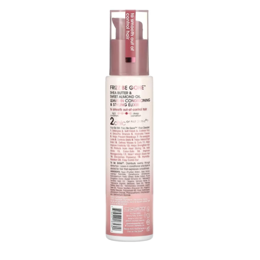 GIOVANNI 2chic Elixir: cabello liso y sedoso con uso diario.
