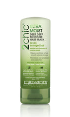 GIOVANNI 2chic Ultra-Moist Mascarilla para pelo, bote que revela cabello suave.