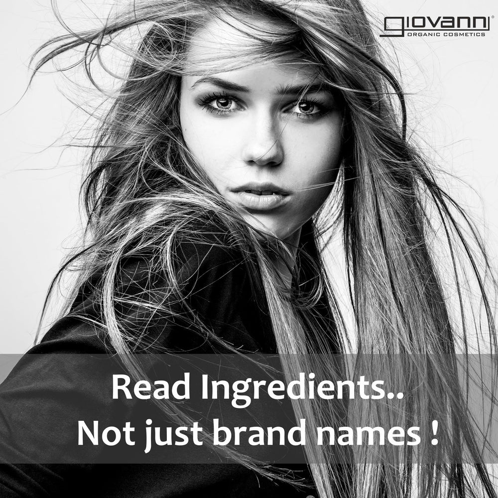 GIOVANNI Eco Chic, mezcla de ingredientes naturales para cuidado diario.