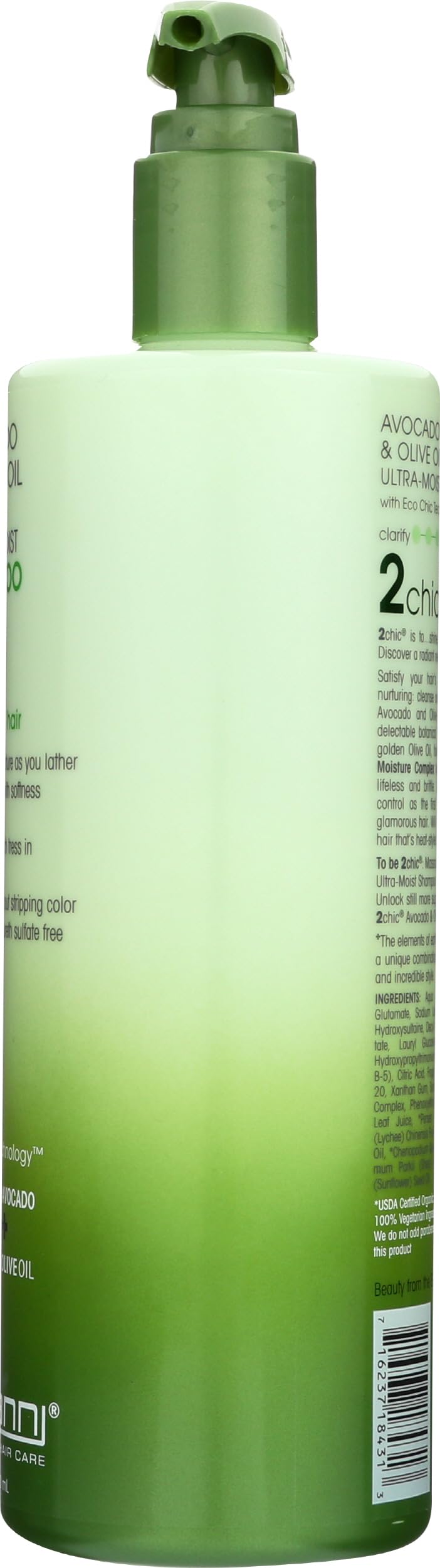 GIOVANNI 2chic Ultra-Moist Shampoo apto para color y brillo.