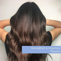 Giovanni Biotina y Colágeno Champú: cabello con volumen natural y aspecto saludable.