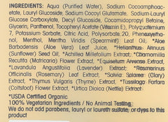Botanical oils and spearmint in GIOVANNI Golden Wheat shampoo