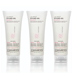 GIOVANNI La Hold gel being applied to hair for flexible control