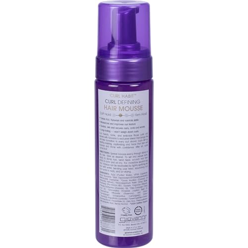 Dispenser de Giovanni Mousse, aplicación fácil y espuma ligera para volumen amable.