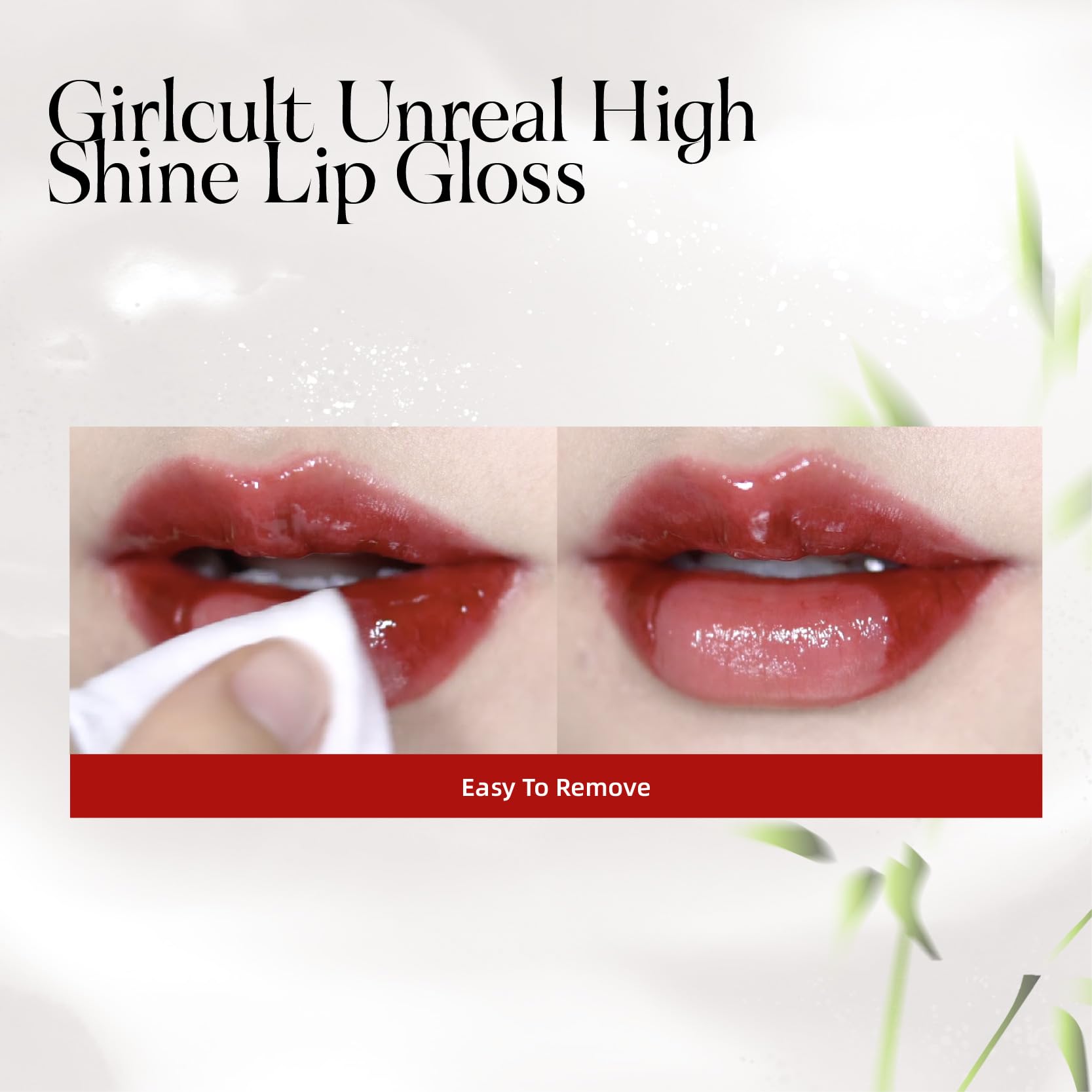 GIRLCULT Bolso con brillo labial de fácil aplicación para rápidas capas.