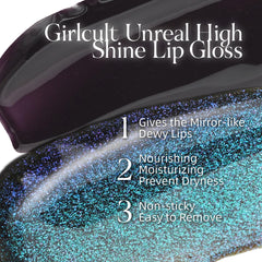 GIRLCULT Brillo labial nutritivo hidrata y suaviza los labios.
