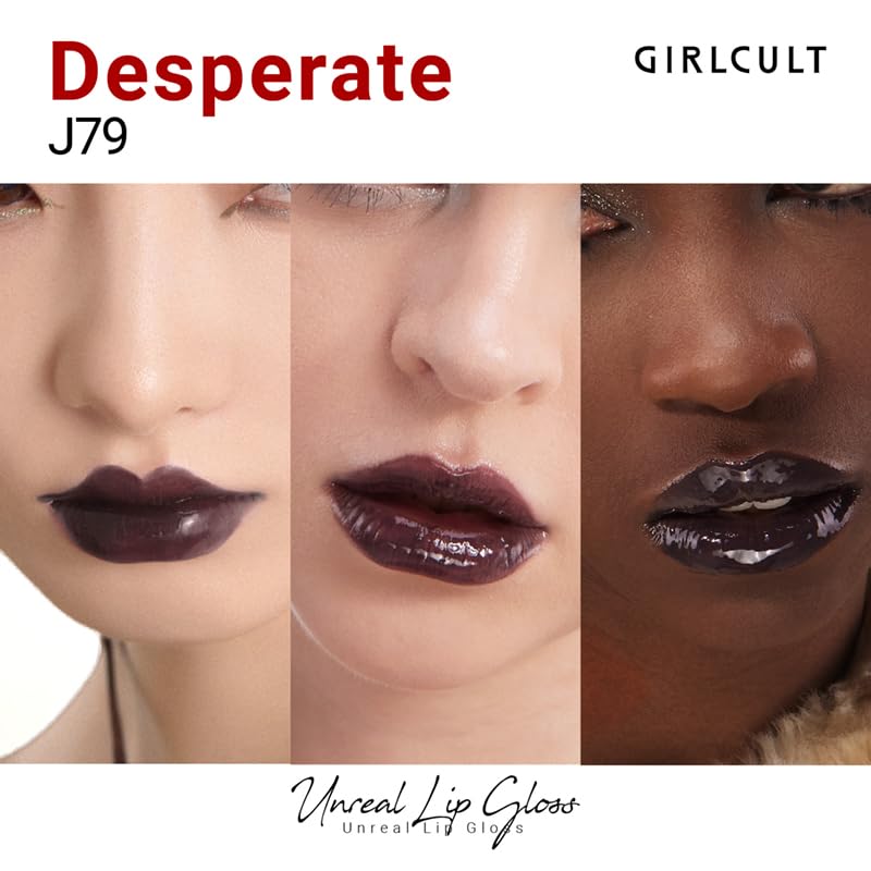 GIRLCULT Brillo labial suave sin pegajosidad para uso diario.