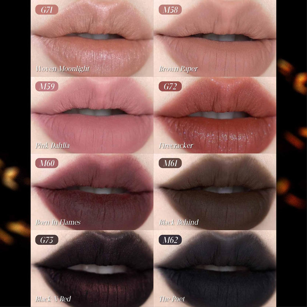 GIRLCULT Matte Lip Stain permite probar tonos en casa, fácil de manejar.