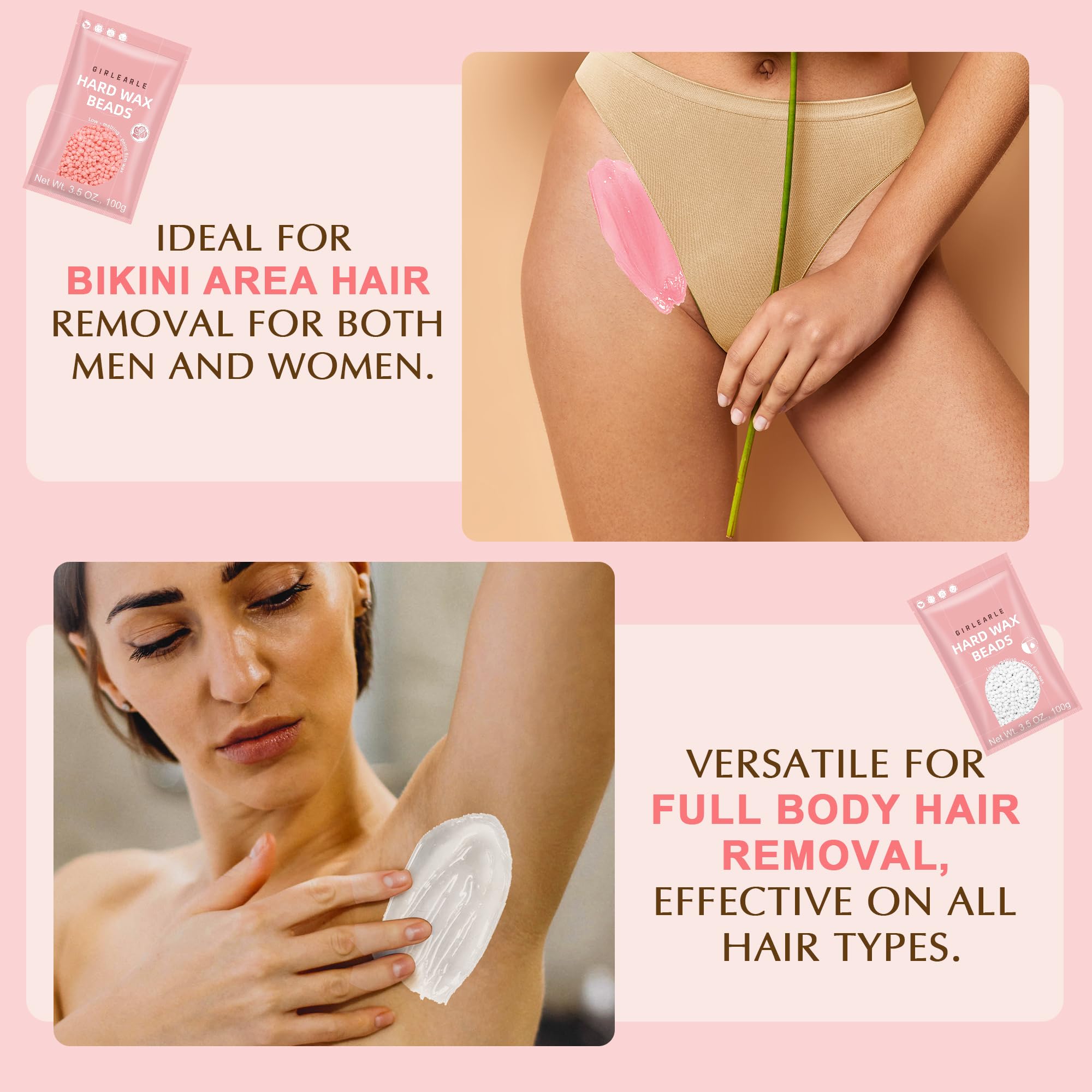 GIRLEARLE post-wax cream to soothe skin after waxing.
