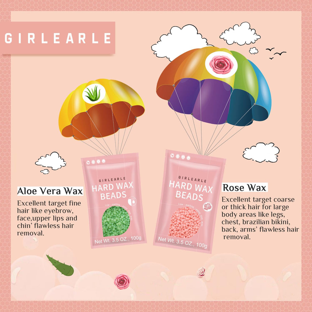 GIRLEARLE silicone wax pot keeps beads clean and mess-free.