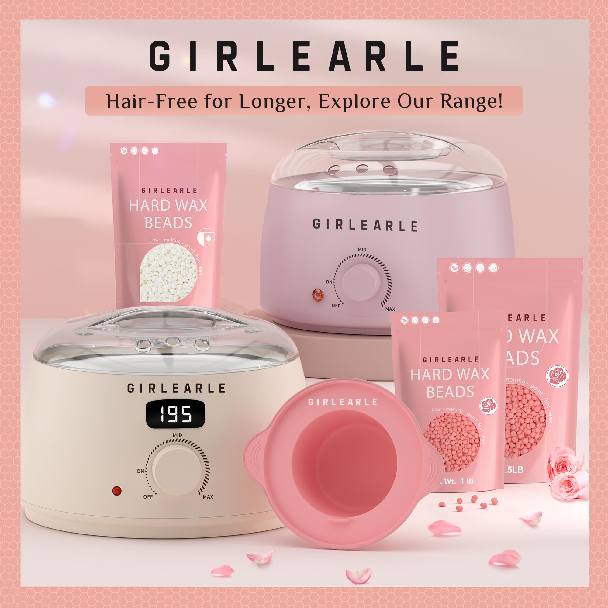 GIRLEARLE smooth skin result after waxing sessions.