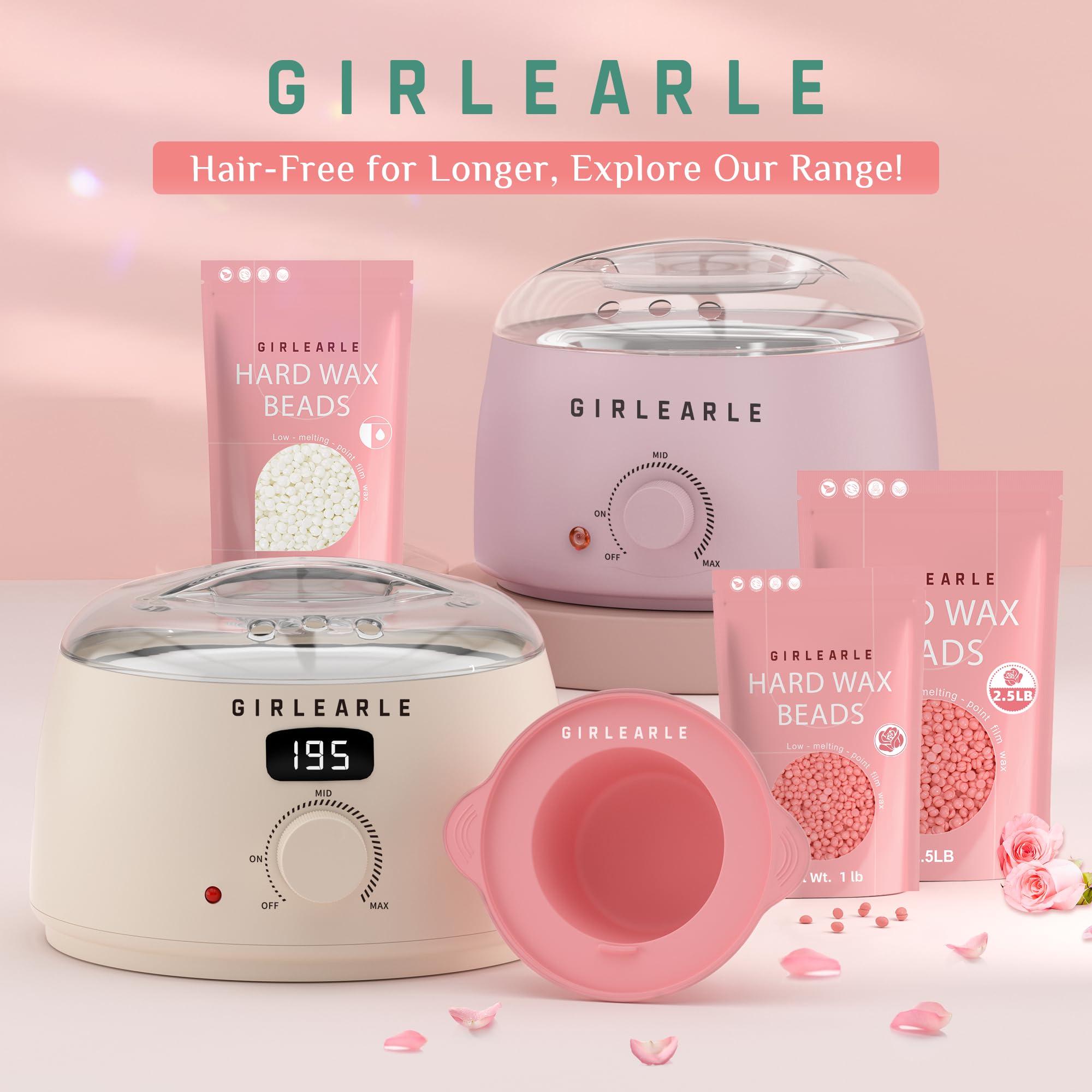 GIRLEARLE packaging highlights premium, skin-friendly waxing experience