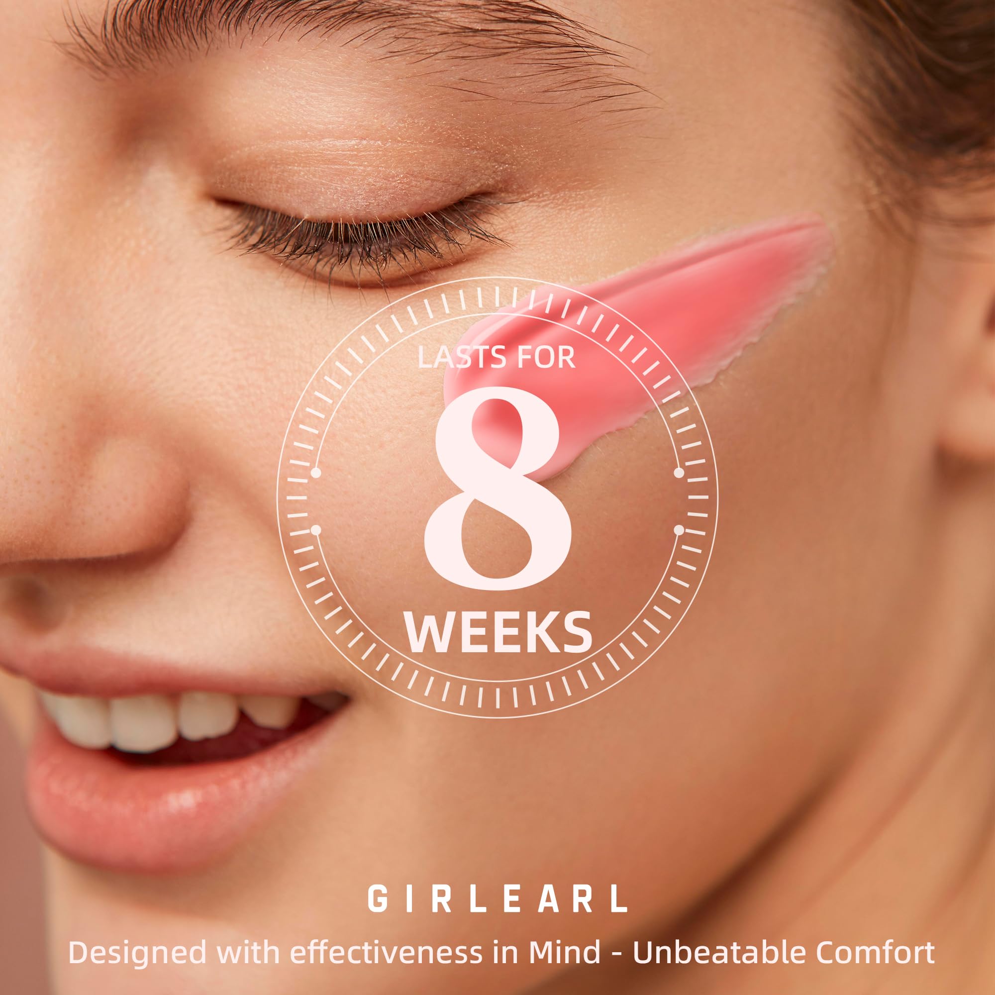 GIRLEARLE warm wax beads enhance comfort during application