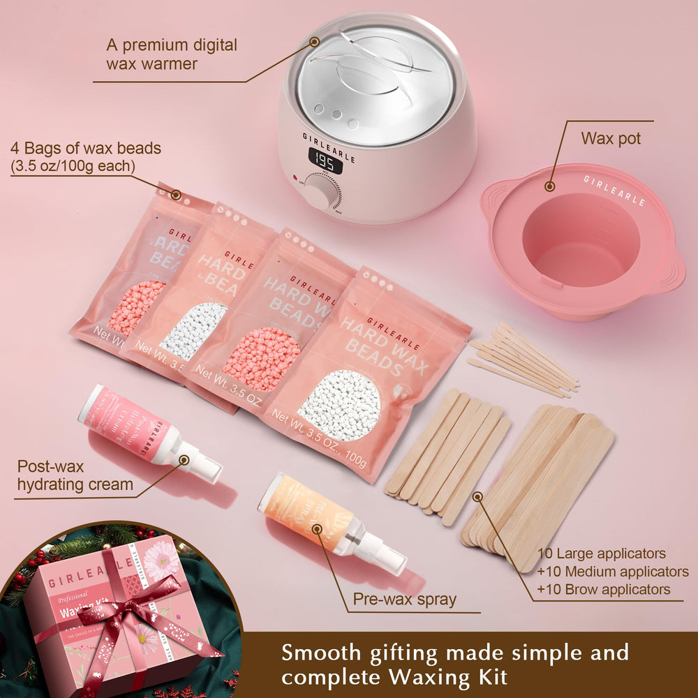 GIRLEARLE 30 wooden applicators for clean, precise application.