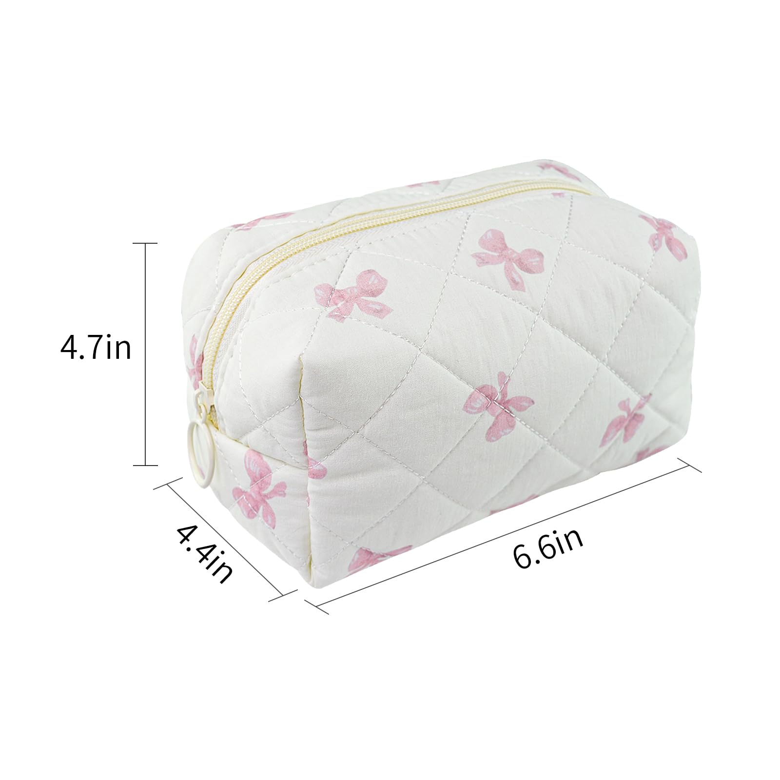 GISMTR soft cotton bag, safe for cosmetics and compact enough for everyday clutch