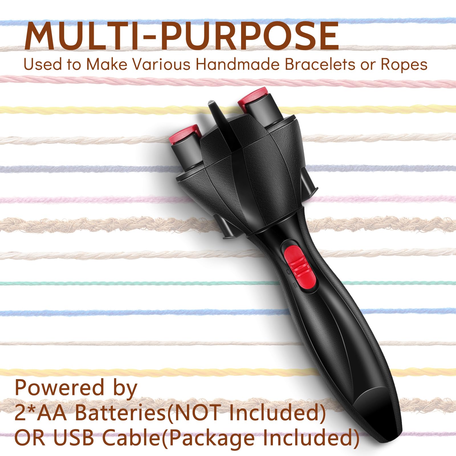 Gisafai USB-powered operation without batteries.