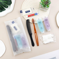 Gisdo toothpaste and essentials arranged for quick use during travel