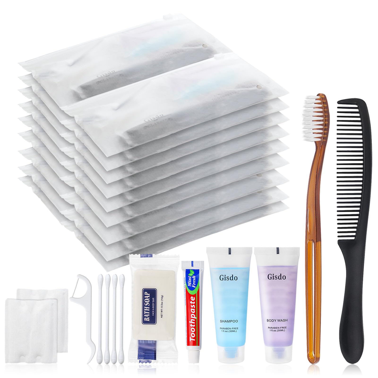 Gisdo unisex travel kit suitable for men and women on the move