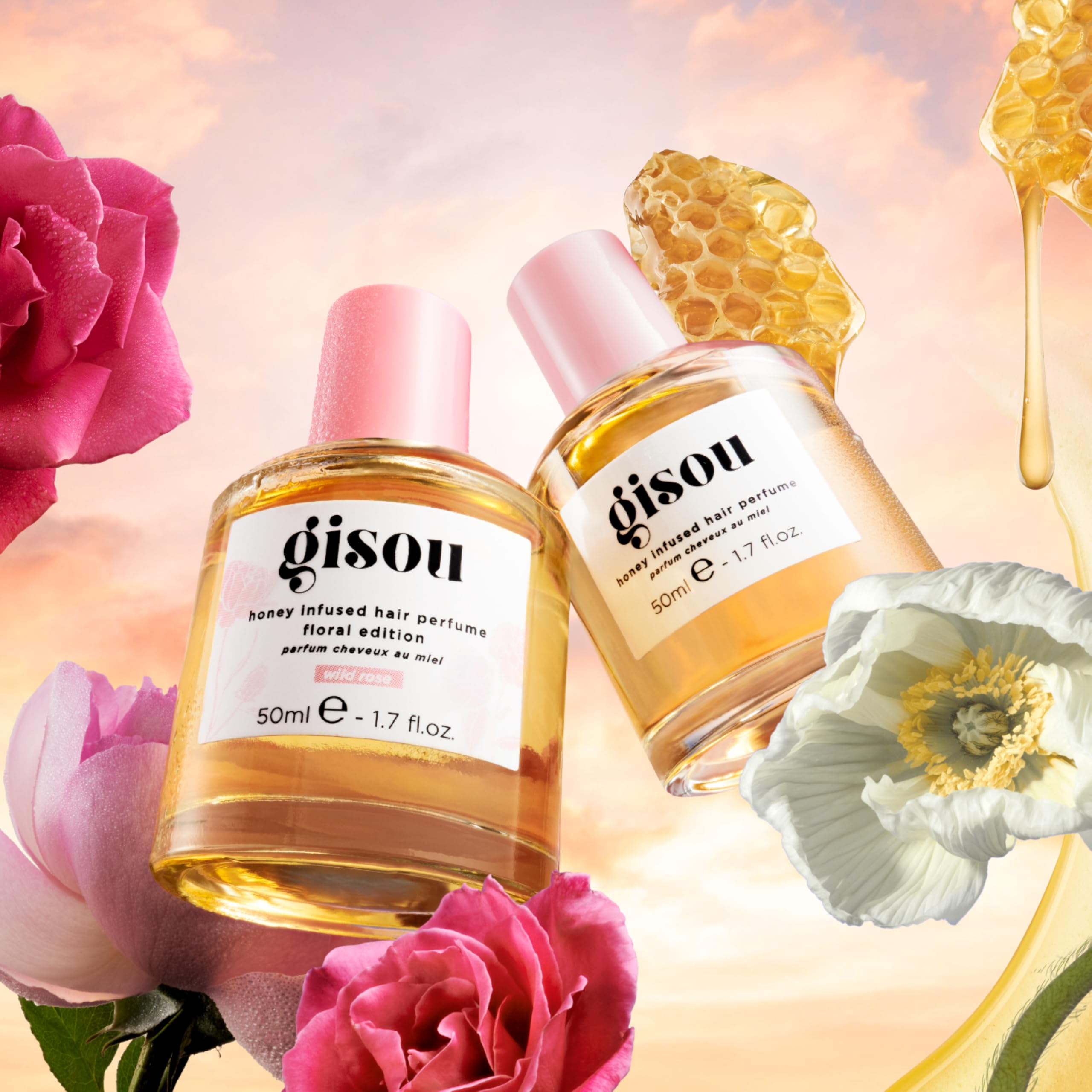 Gisou Lavender Berry fragrance packaging highlighting premium scent
