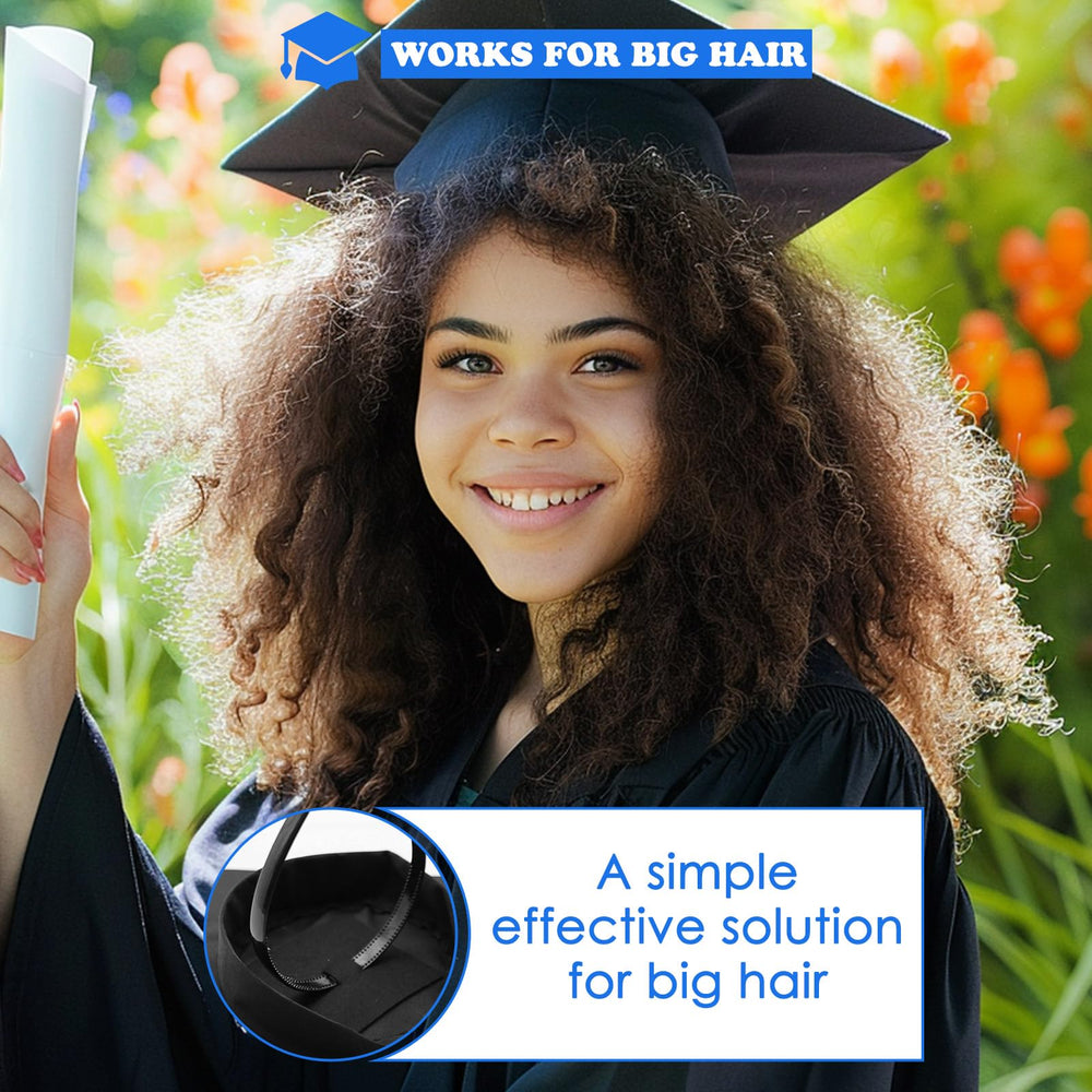 GIURKUU headband in-cap hole application demonstrates easy setup.