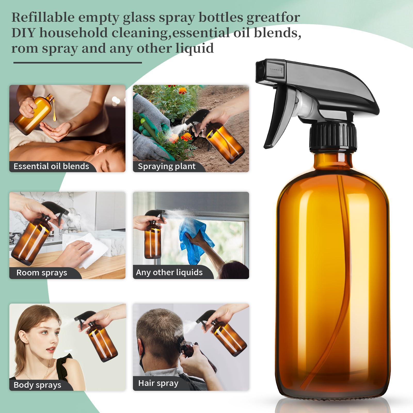 GIVAMEIHF adjustable nozzle demonstrates full mist, directional spray, and off modes.