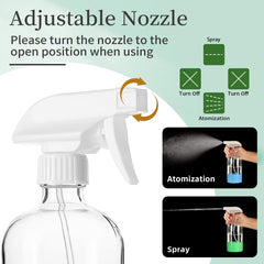 Adjustable three-mode nozzle on a GIVAMEIHF spray bottle