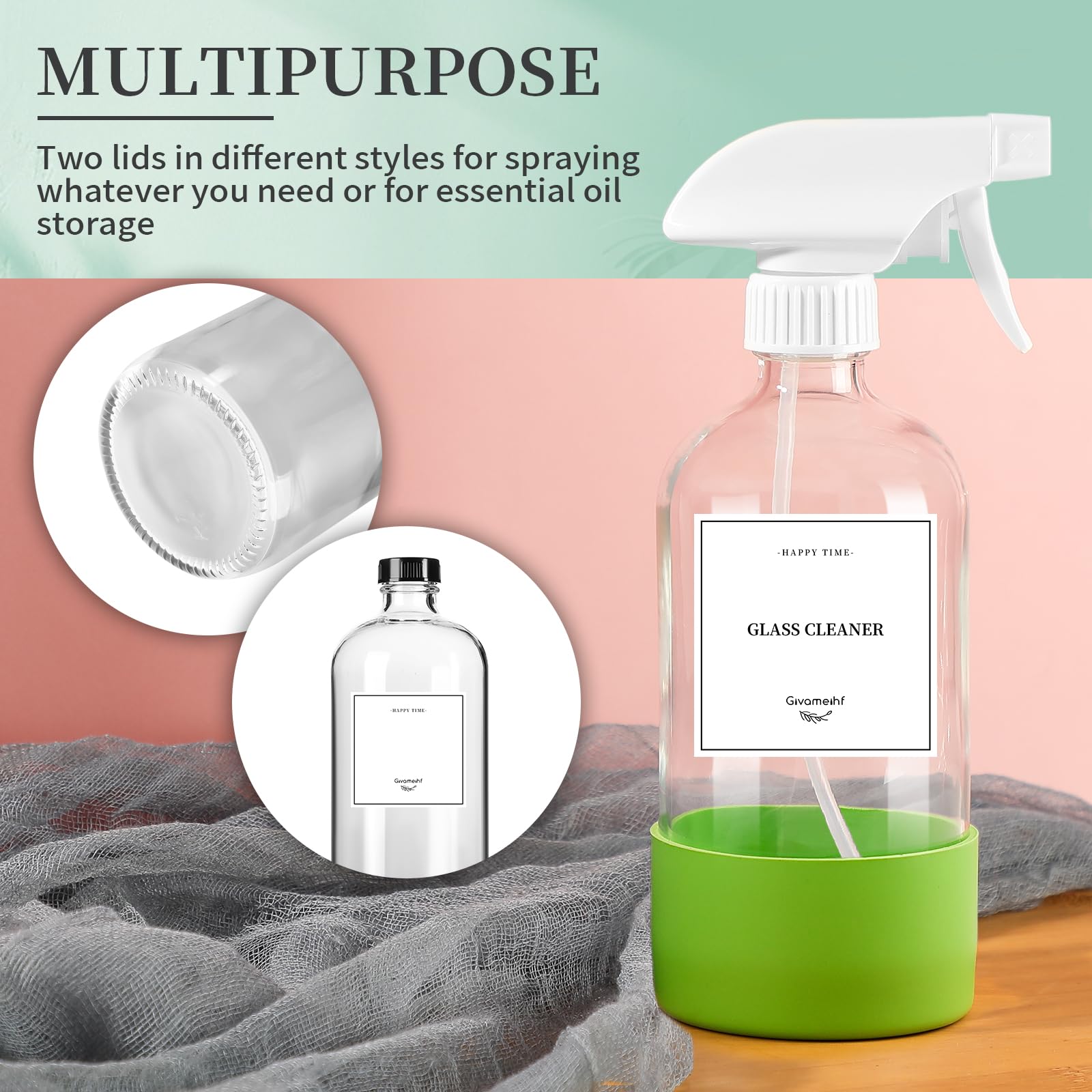 Thick-lead-free glass bottle with airtight seal by GIVAMEIHF