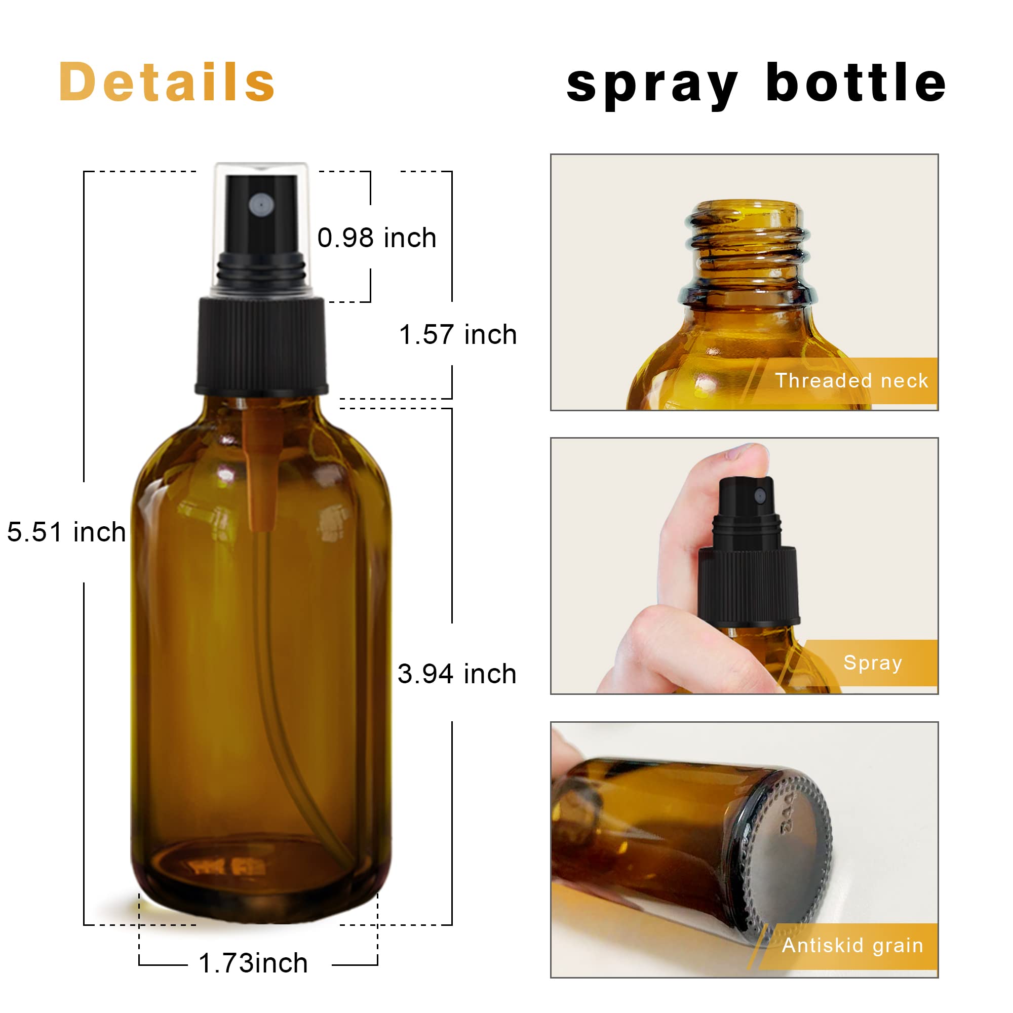 GIVAMEIHF amber glass bottle side view showing compact travel size
