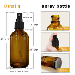 GIVAMEIHF amber glass bottle side view showing compact travel size