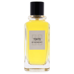 Givenchy Ysatis perfume bottle side view highlighting sleek cap design.