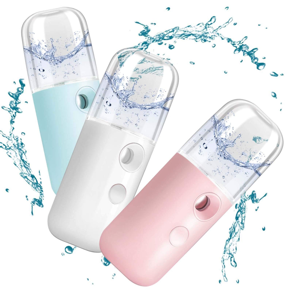 GIVERARE Nano Facial Steamer packaging reveals sleek white finish.