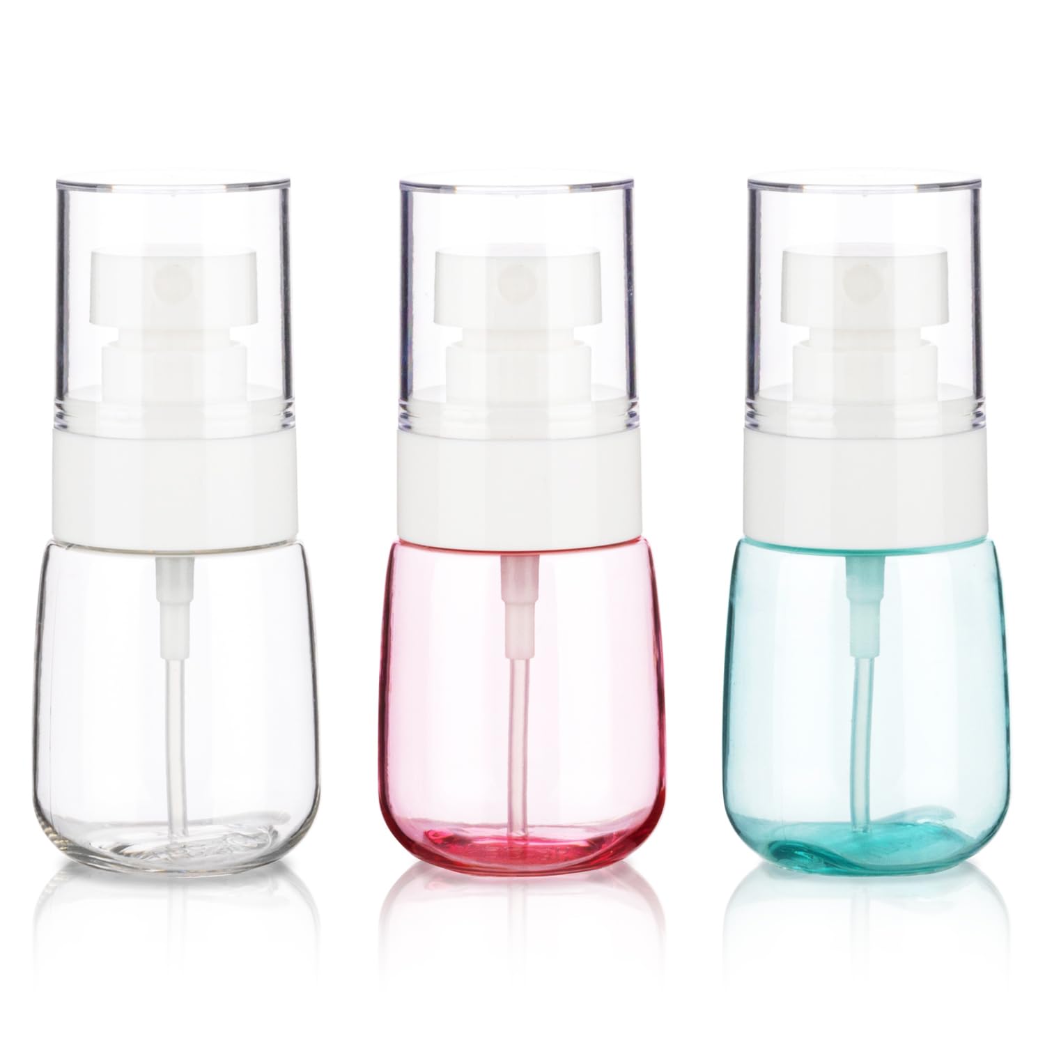 GIVITASOT 3pack clear spray bottle for easy liquid monitoring during travel.